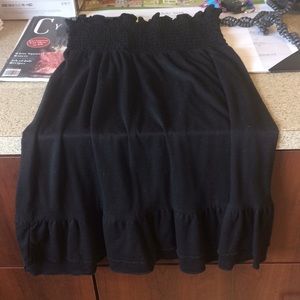 Cute black strapless dress